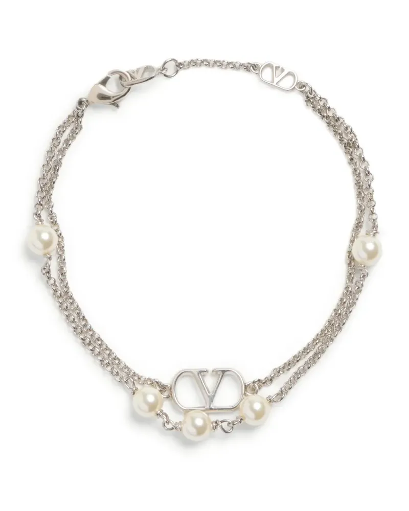 Valentino Garavani VLogo Signature Armband - Silber Silber