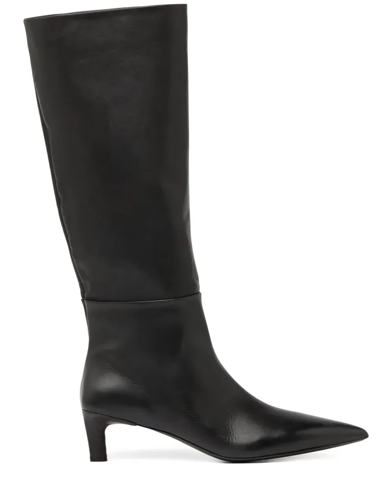 Marsèll Kniehohe Stiefel mit spitzer Kappe - Schwarz Schwarz