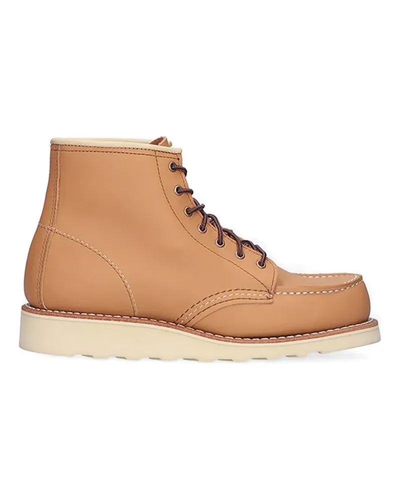 Red Wing Shoes Heritage Classic Moc Tan Stiefel - Braun Braun