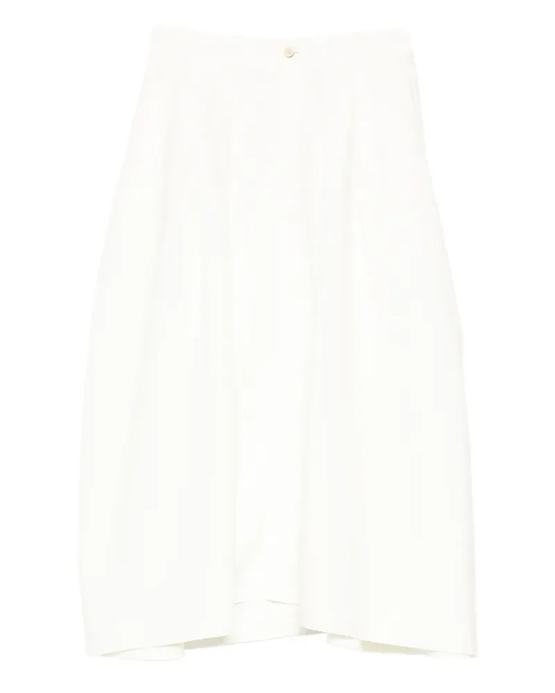 forme d'expression tucked bell skirt - Weiß Weiß