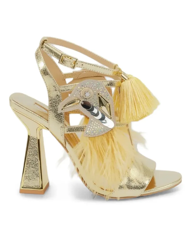 Kat Maconie Verzierte Sandalen - Gold Gold