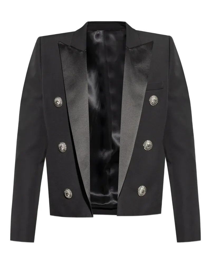 Balmain Klassisches Sakko - Schwarz Schwarz