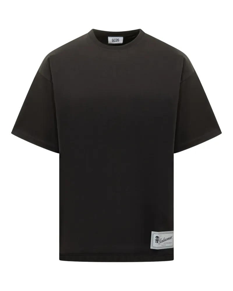 GCDS graphic-printed t-shirt - Schwarz Schwarz