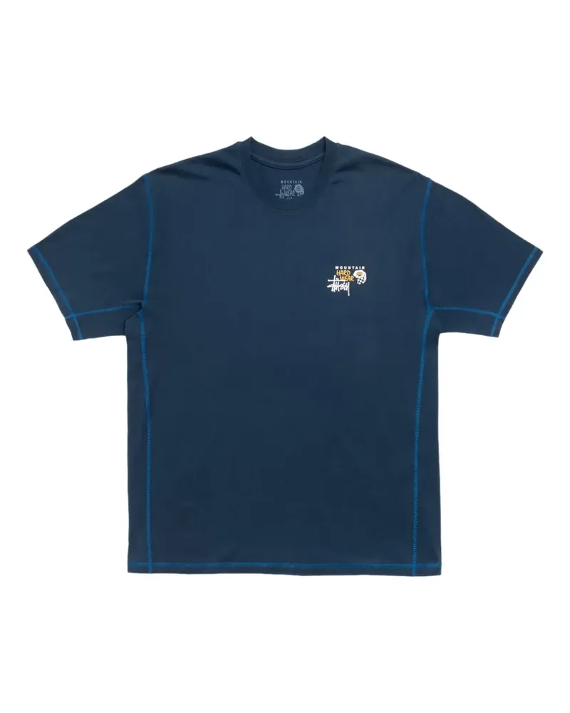 Stüssy Mountain Hardwear T-shirt - Blau Blau