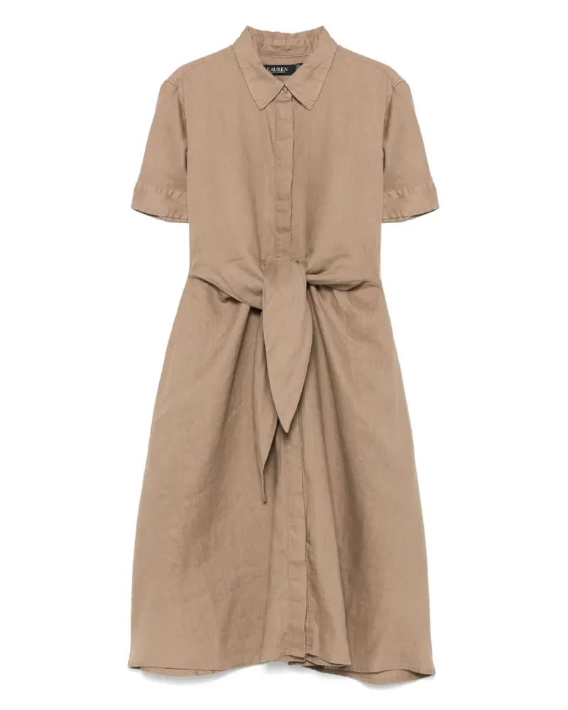 Ralph Lauren Wakana Midikleid - Braun Braun
