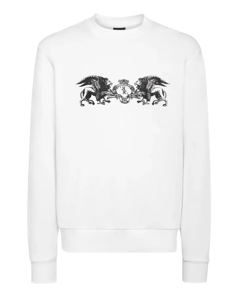 Billionaire graphic-print sweatshirt - Weiß Weiß