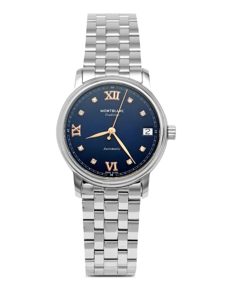 Montblanc 2025 Tradition Armbanduhr 32mm - Blau Blau