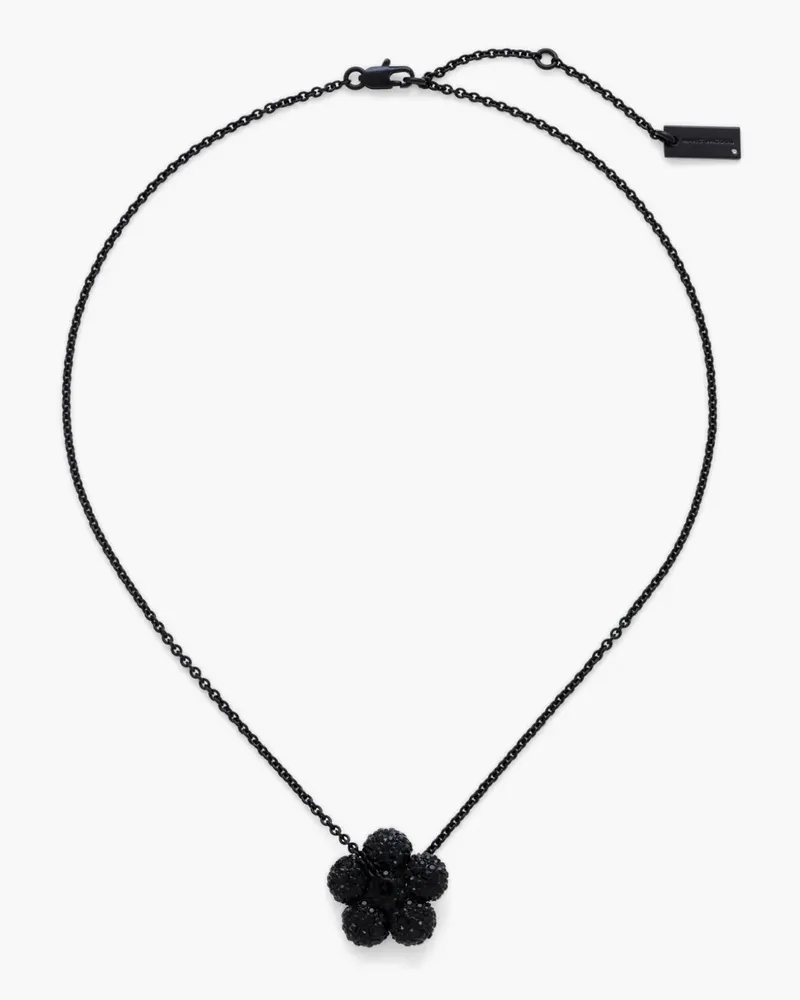 Marc Jacobs Daisy Pavé Halskette - Schwarz Schwarz