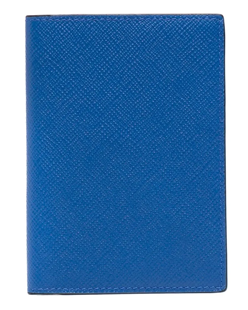 Smythson Panama Pass-Etui - Blau Blau
