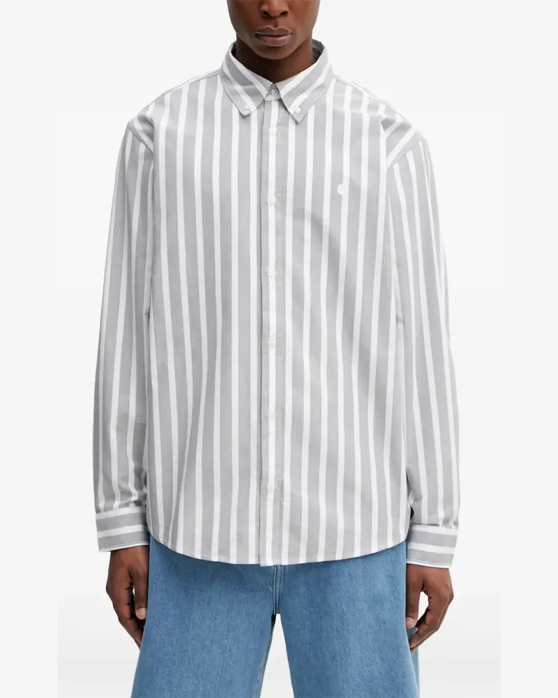 Carhartt WIP L/S Deven shirt - Grau Grau
