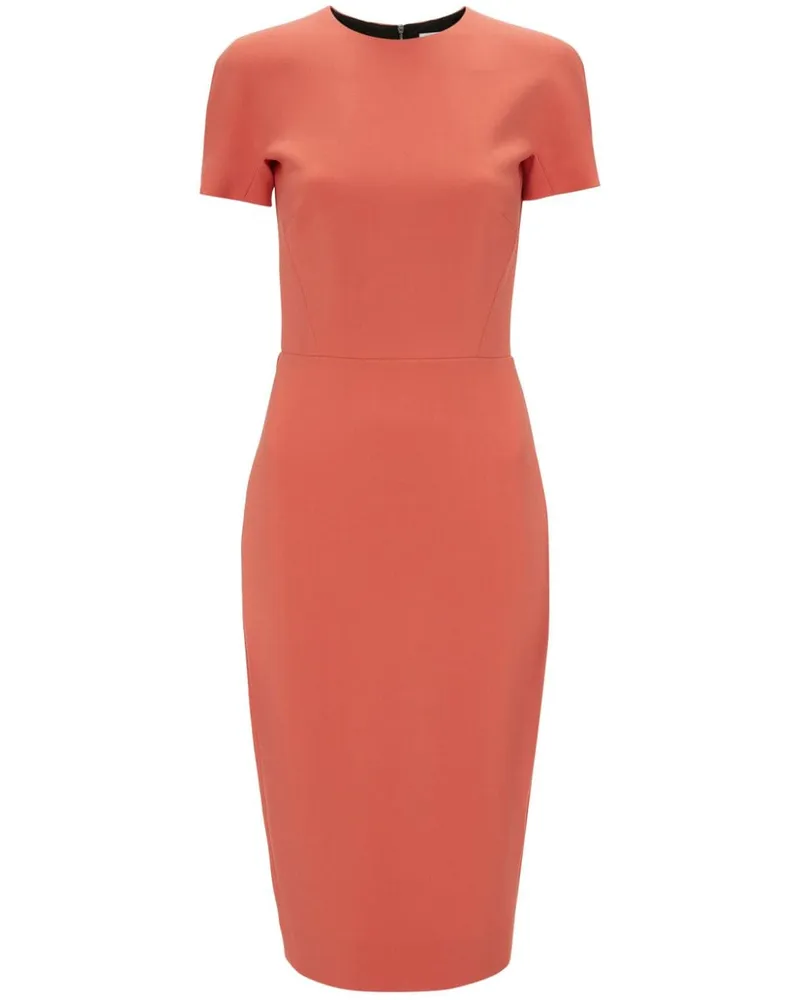 Victoria Beckham Klassisches T-Shirtkleid - Orange Orange