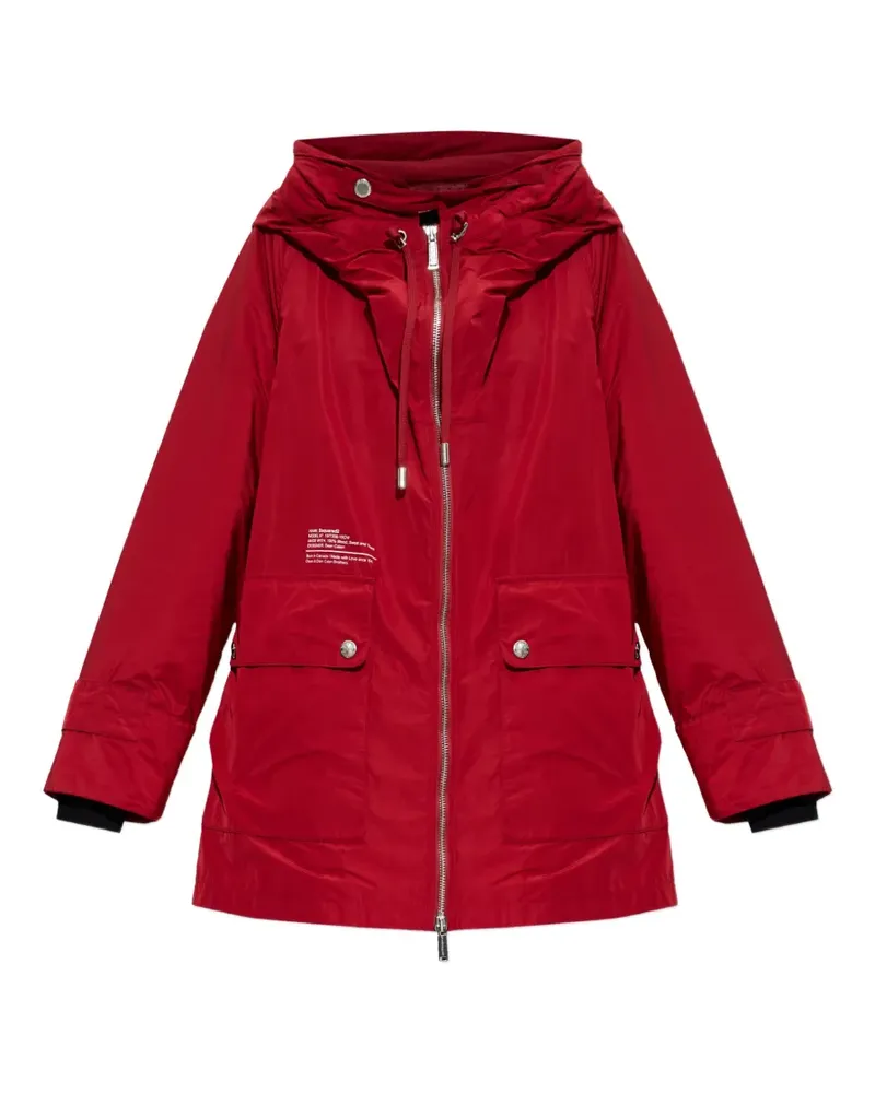 Dsquared2 Kapuzenmantel mit Taschen - Rot Rot