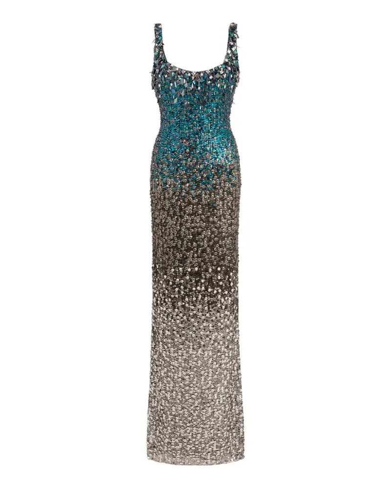 Jenny Packham DECORA Kleid mit Pailletten - Silber Silber