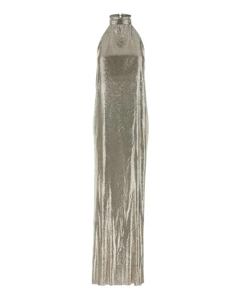 Stella McCartney Neckholder-Kleid mit Kettenriemen - Silber Silber