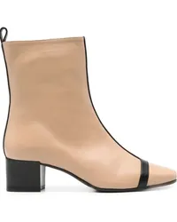 Carel Audrey Stiefeletten aus Leder 40mm Nude