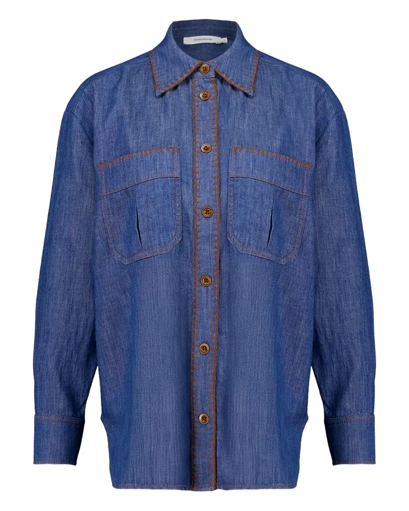 Zimmermann Ascension Hemd - Blau Blau