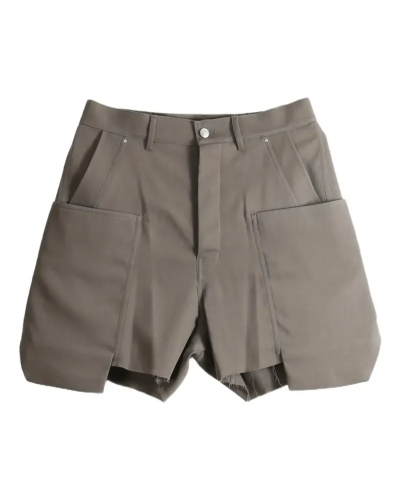 Rick Owens Shorts mit ungesäumten Kanten - Grau Grau