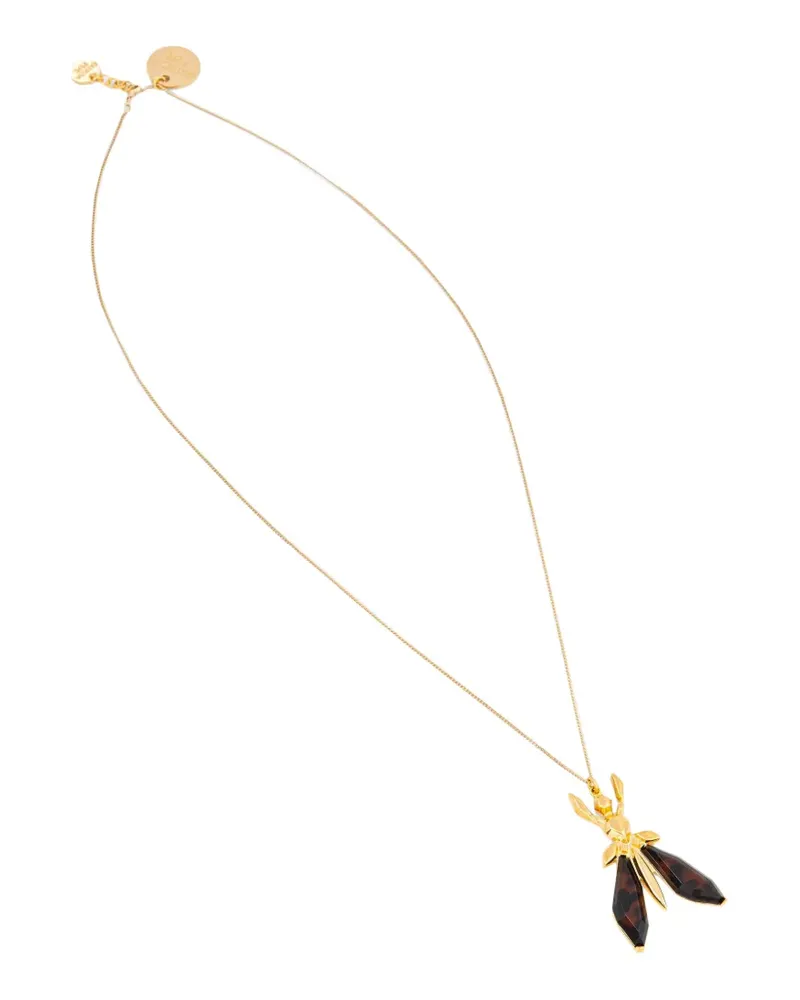 Patrizia Pepe Halskette mit Fly-Anhänger - Gold Gold