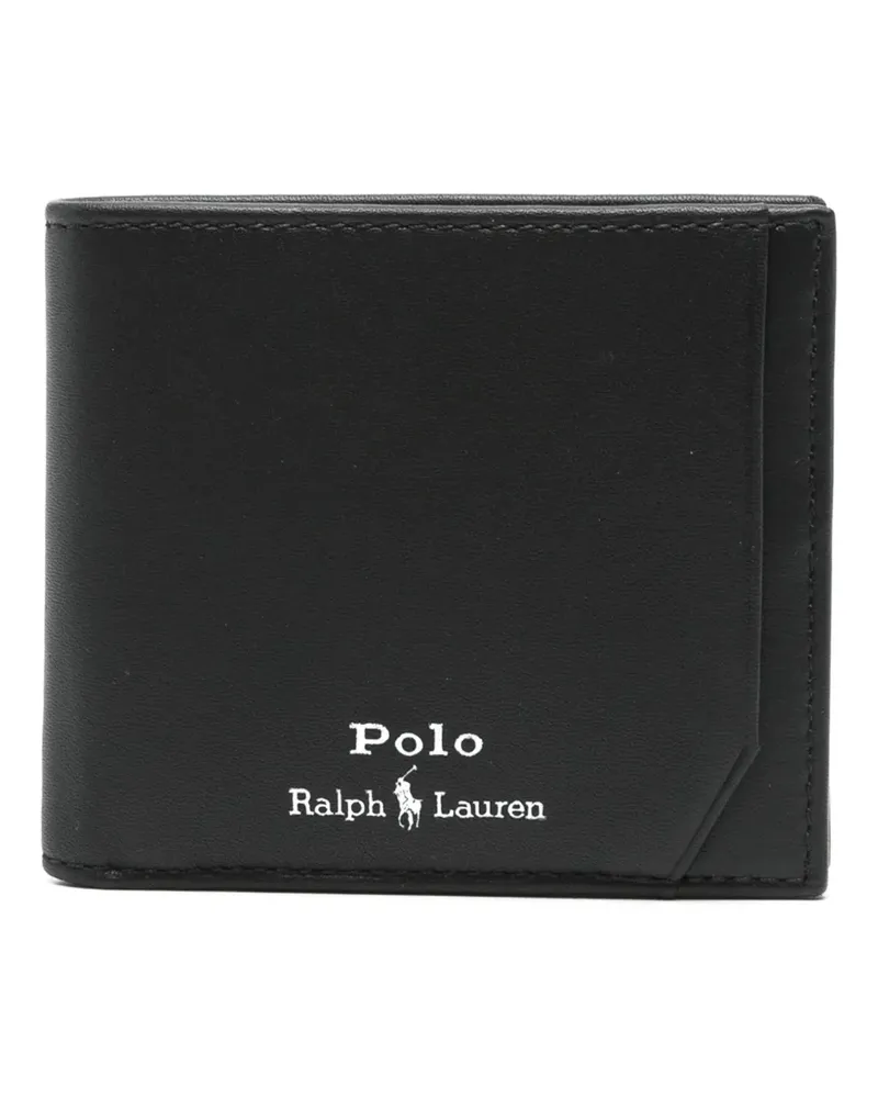 Ralph Lauren Portemonnaie mit Klappe - Schwarz Schwarz