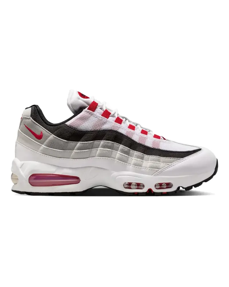 Nike Air Max 95 Big Bubble Comet Red lace-up sneakers - Weiß Weiß