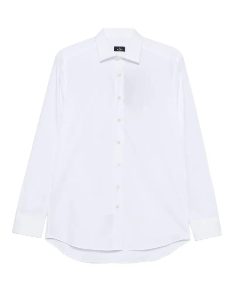 Etro Hemd mit Logo-Stickerei - Blau Blau