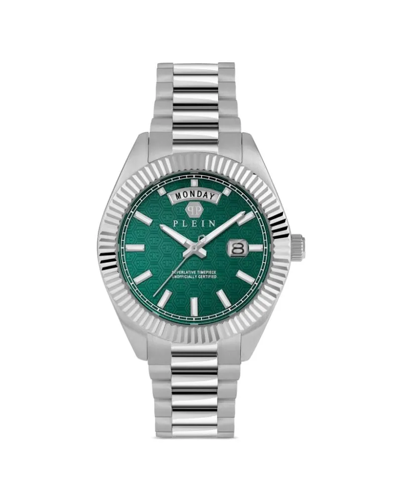 Philipp Plein Date Superlative Gent 42mm - Grün Grün