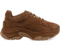 Sneakers aus Wildleder - Braun