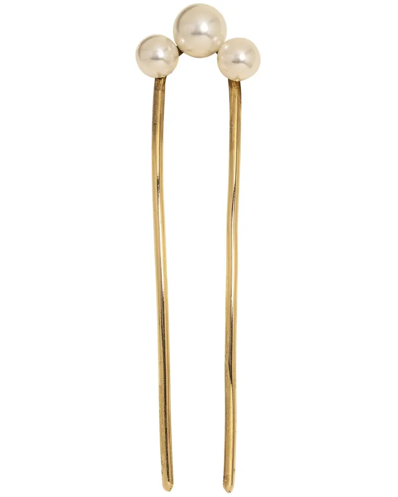 Jennifer Behr Gretel Haarnadel mit Perlen - Gold Gold