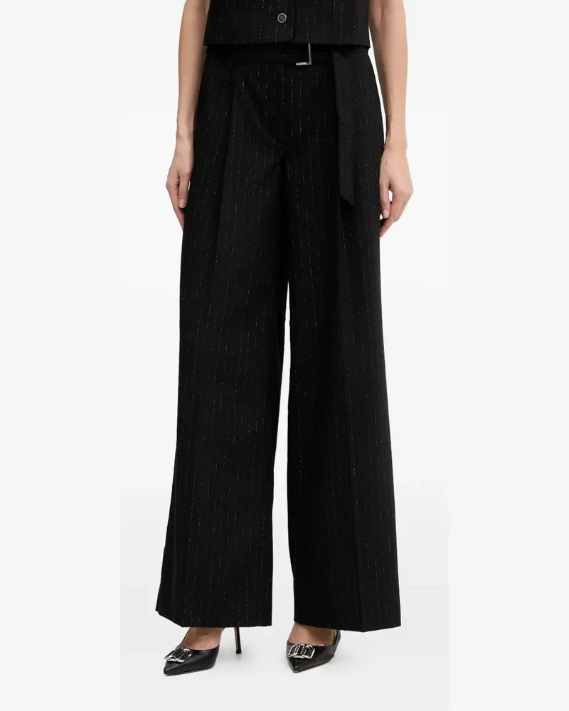 Guess striped trousers - Schwarz Schwarz
