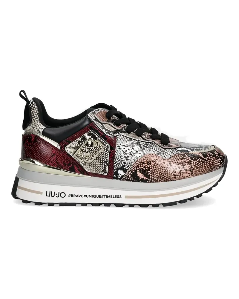 Liu Jo Sneakers mit Schlangen-Effekt - Nude Nude