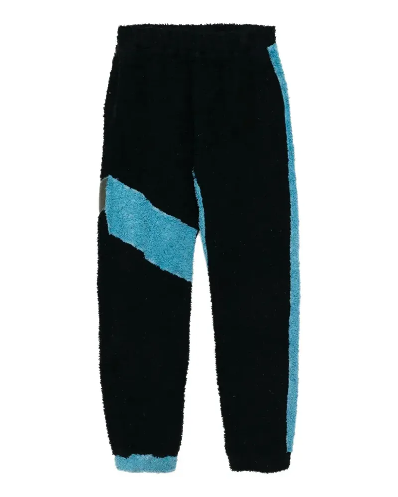 Stain Shade panelled fleece track pants - Schwarz Schwarz