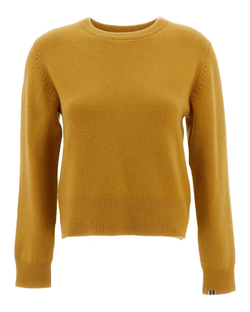 extreme cashmere crew-neck sweater - Gelb Gelb