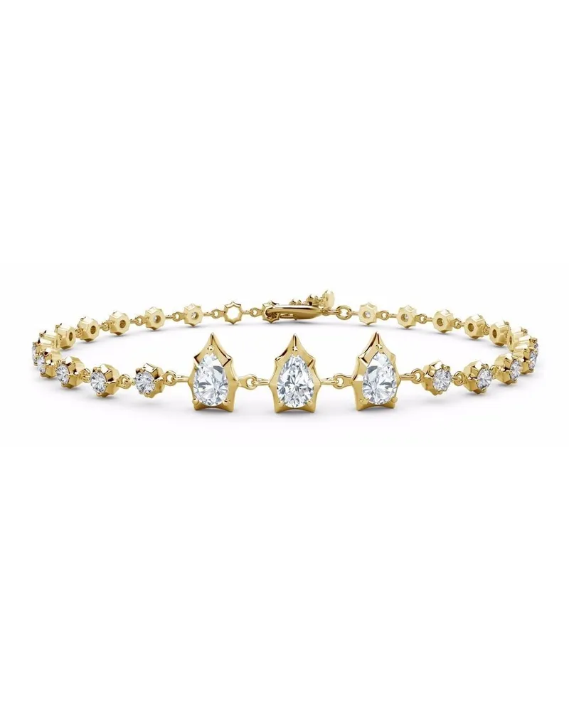 Jade Trau 18kt Gelbgoldarmband mit Diamanten Gold