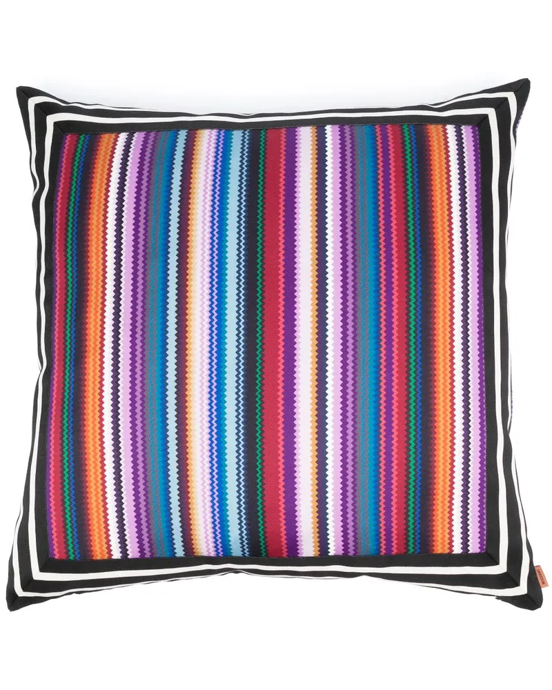 Missoni Home Kissen mit Zickzackmuster Blau