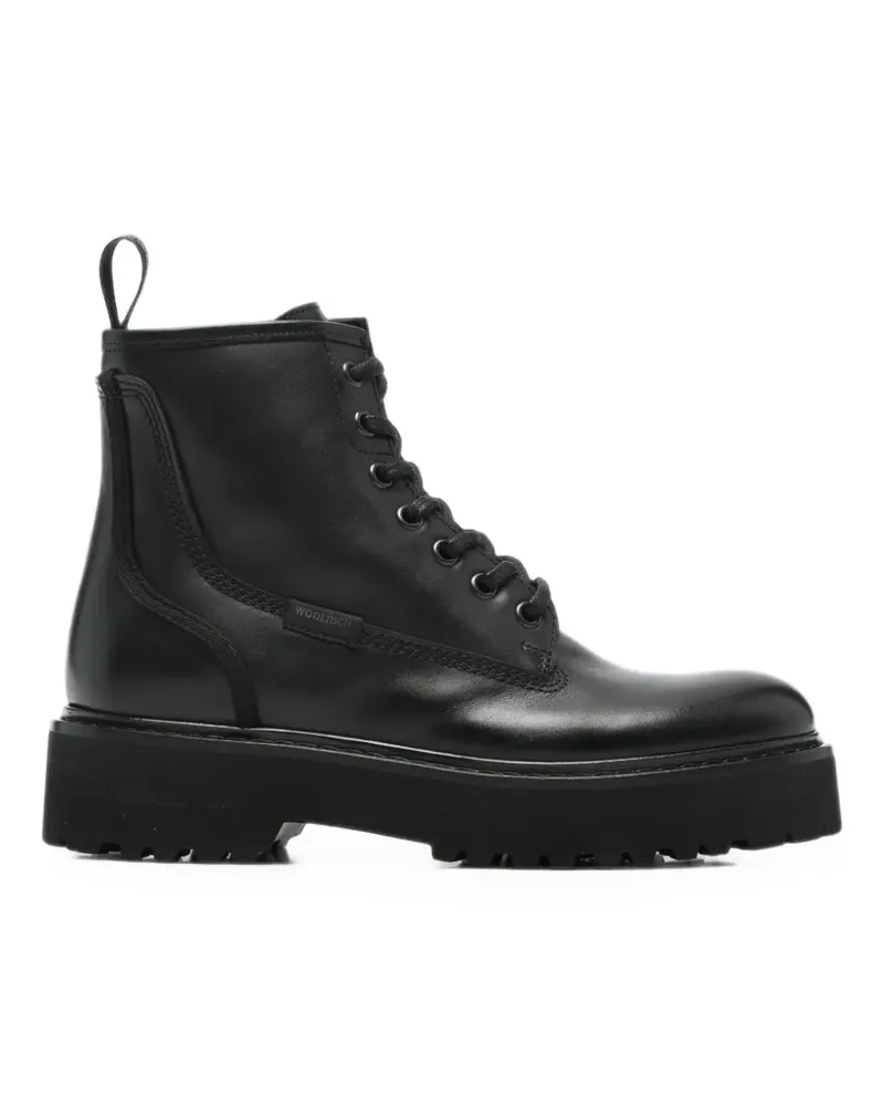 Woolrich Stiefeletten mit Plateau - Schwarz Schwarz