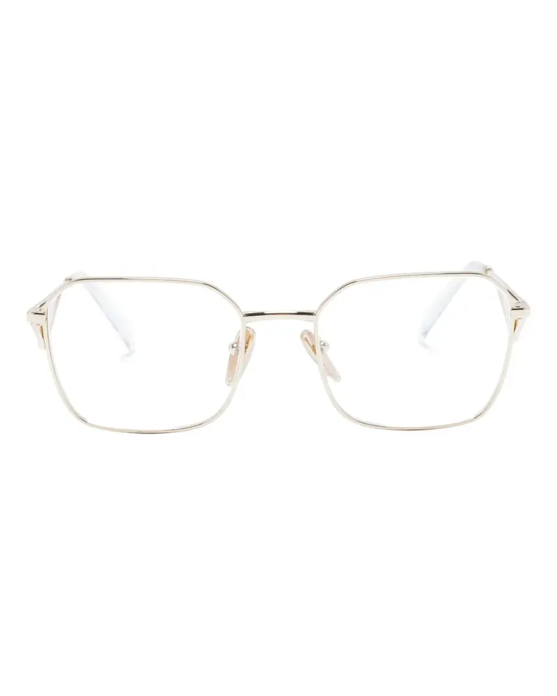 Prada Brille mit Logo - Nude Nude
