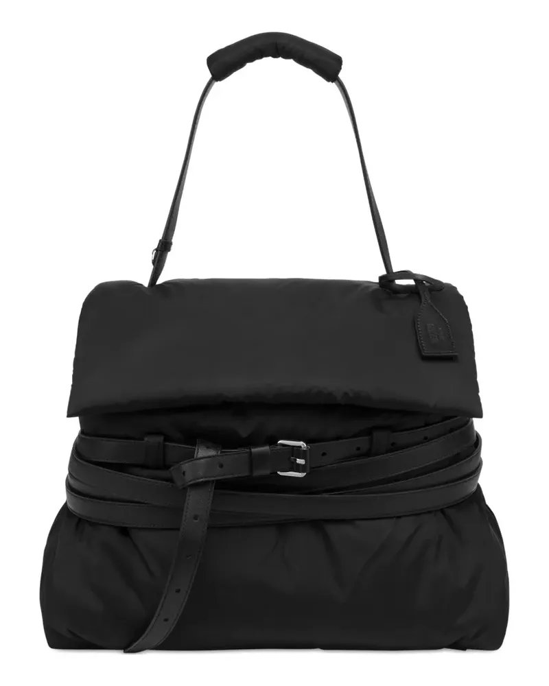 Moschino Tote Bag mit Gürtel - Schwarz Schwarz