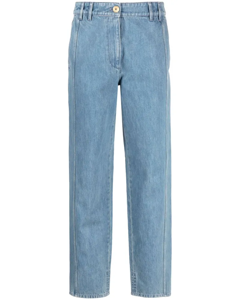 Patou Tief sitzende Tapered-Jeans - Blau Blau