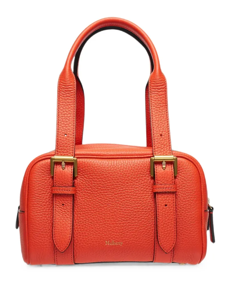 Mulberry small Boston tote bag - Orange Orange