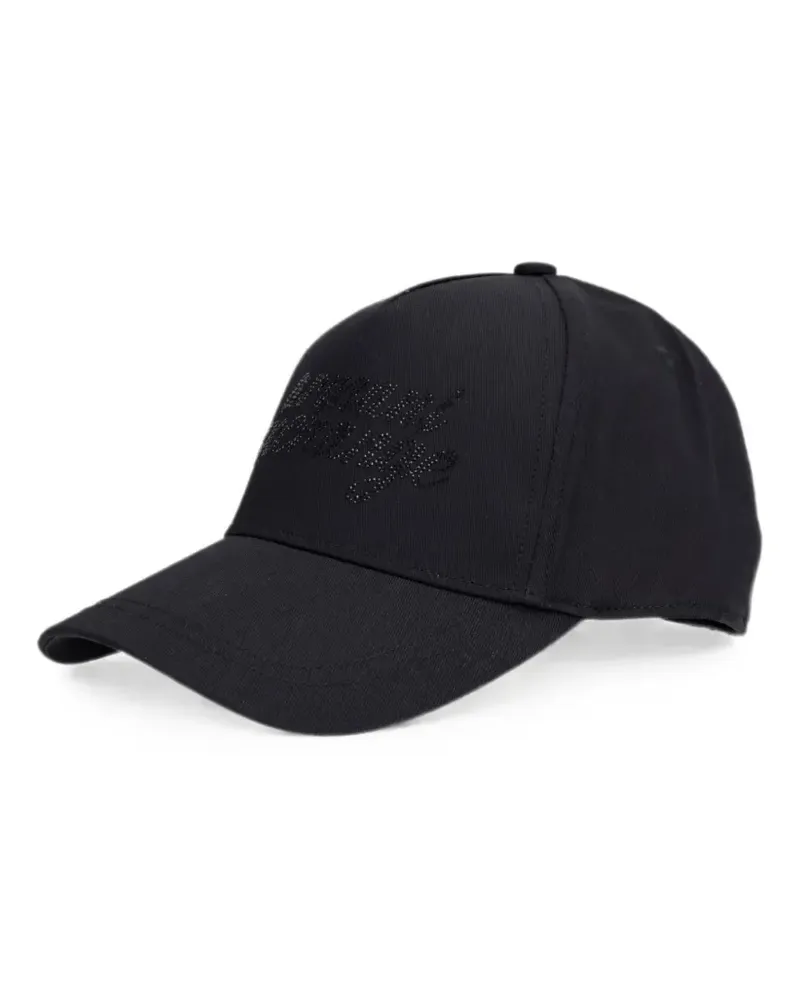Armani Exchange Baseballkappe mit Kristallen - Schwarz Schwarz