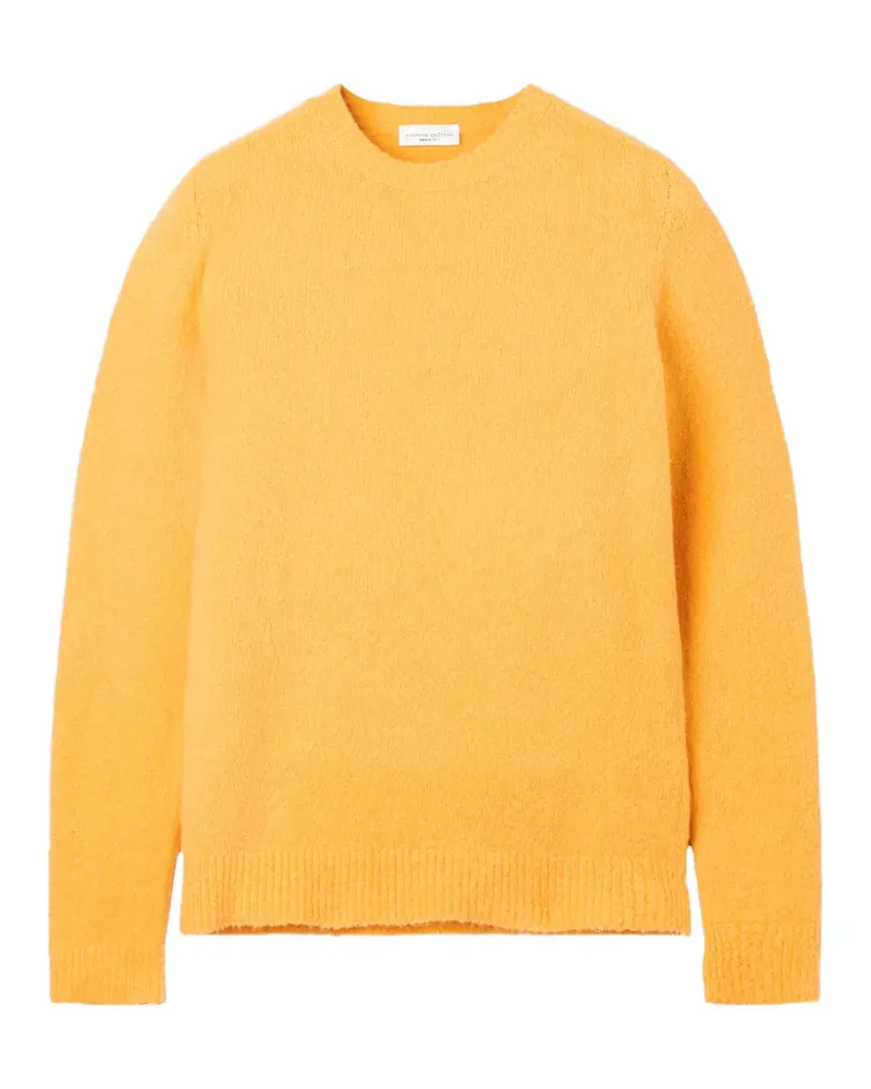 Roberto Collina Pullover aus Stretchstrick - Gelb Gelb