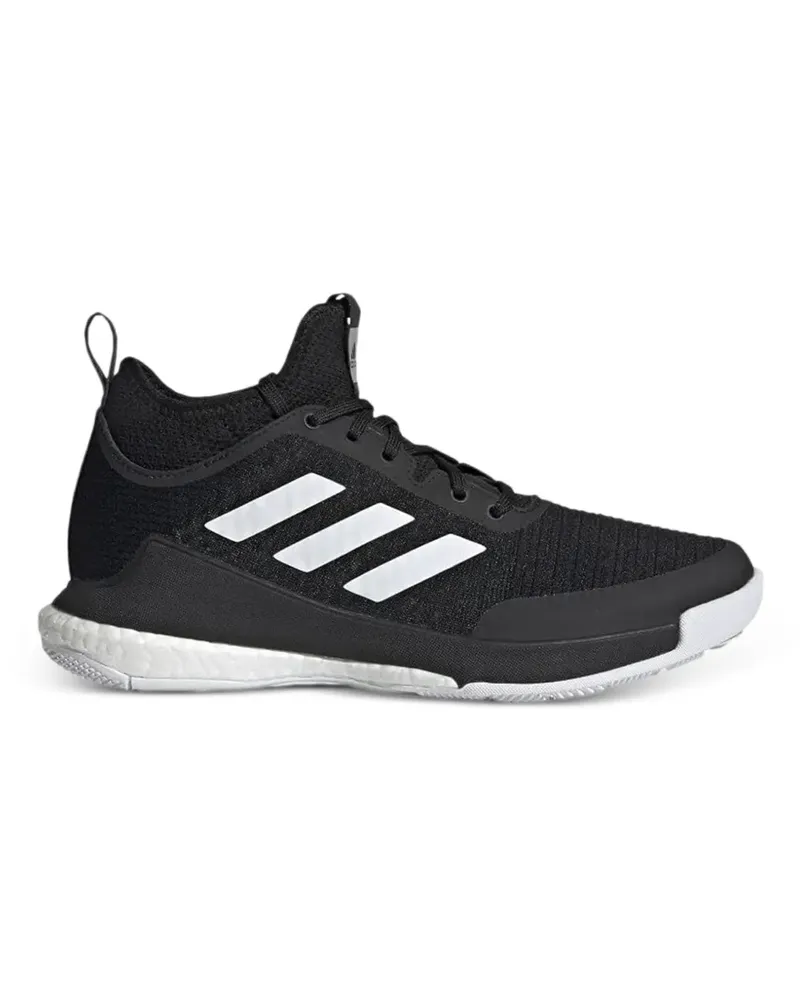 adidas Crazy Flight Mid Black White Sneakers - Schwarz Schwarz