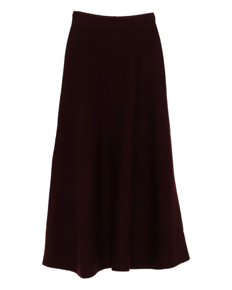 Max Mara Gestrickter Giberna Maxirock - Rot Rot