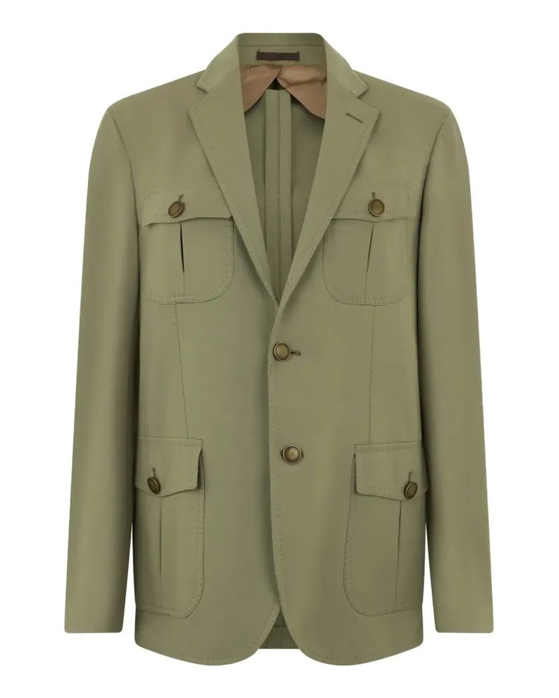 MOORER flap-pocket jacket - Grün Grün