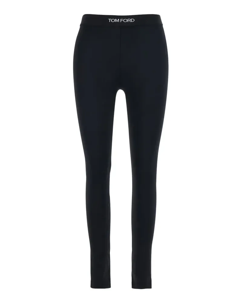 Tom Ford logo-waistband leggings - Schwarz Schwarz