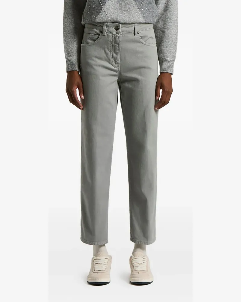 Peserico Five-Pocket-Jeans - Grau Grau