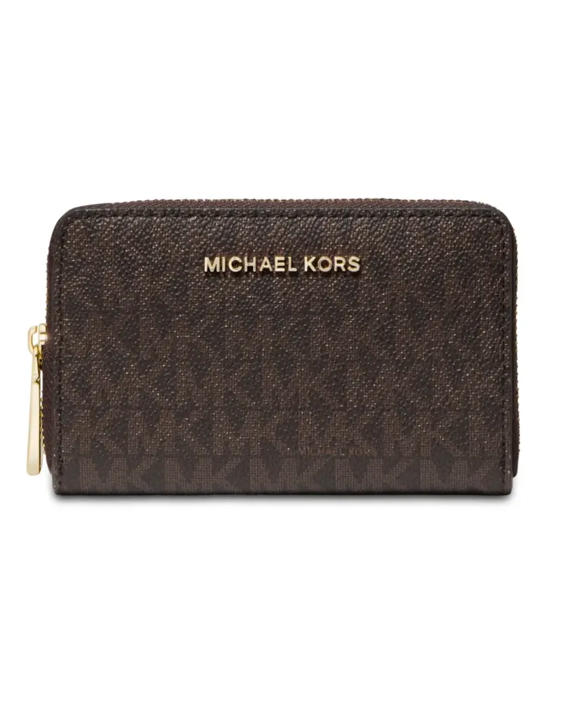 Michael Kors Portemonnaie mit Monogrammmuster - Braun Braun