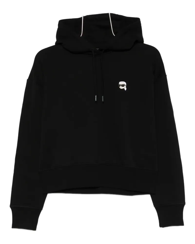 Karl Lagerfeld Hoodie mit Logo - Schwarz Schwarz