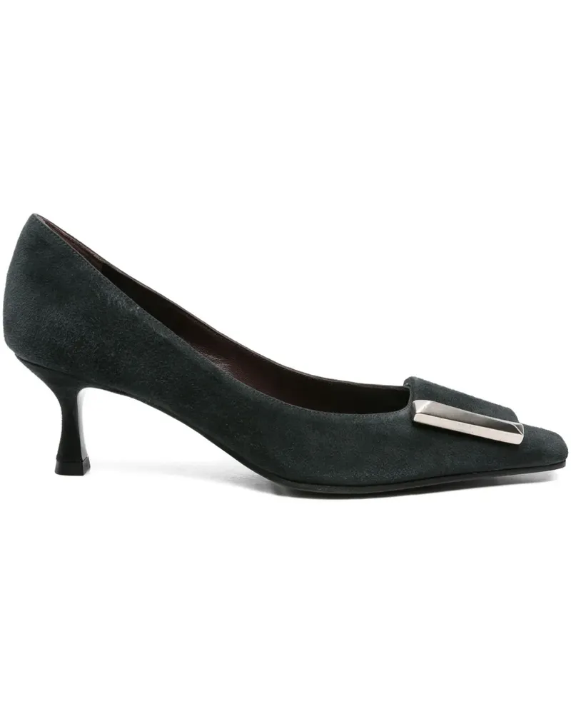 FESTA Milano Mila Pumps mit eckiger Kappe 60mm - Blau Blau