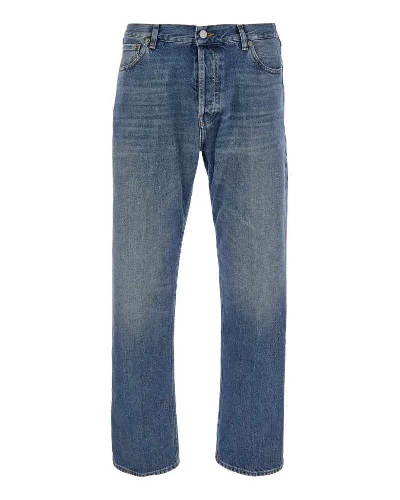 Mauro Grifoni washed-effect straight-leg jeans - Blau Blau